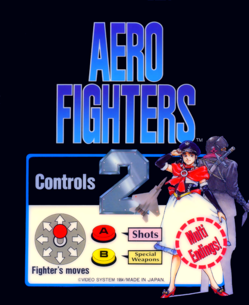 Aero Fighters (Turbo Force hardware set 2) Arcade Game Cover
